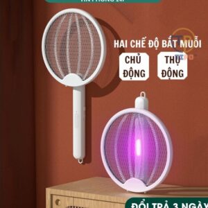 VỢT MUỖI GẤP GỌN THÔNG MINH 2 CHẾ ĐỘ