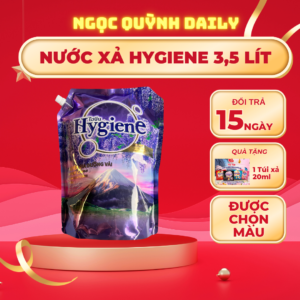 Nước xả vải Hygiene Thái Lan 3,5 Lít Màu Tím Núi chính hãng giúp lưu hương lâu và làm sạch quần áo