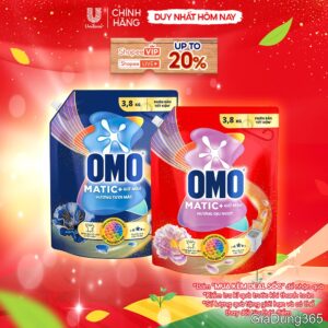 Nước giặt OMO Matic Chuyên Gia Giữ Màu 3.8KG (túi) | Shopee Việt Nam