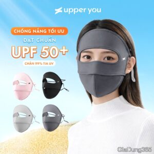 Khẩu Trang Chống Nắng Full Mặt Chống UV UPPER YOU Mịn Mát Thoáng Khí - FM02 | Shopee Việt Nam