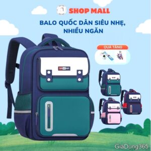 Balo Saierna Chống Gù Cao Cấp Cho Học Sinh Tiểu Học, Cặp Nhiều Ngăn, NHU Y SHOP | Shopee Việt Nam