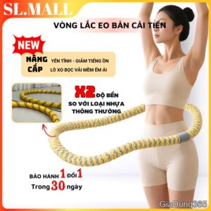 Vòng Lắc Eo Lò Xo Bọc Vải Mềm – Dụng Cụ Tập Gym Yoga Tại Nhà Giảm Eo 1.5–2.5kg | Shopee Việt Nam