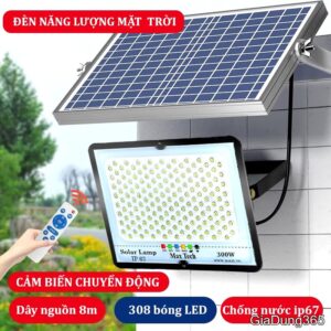 ĐÈN NĂNG LƯỢNG MẶT TRỜI MAX TECH 80W - 180W - 200W - 300W - 400W SOLAR LIGHT - PIN SẠC TRỌN DỜI - D1060 | Shopee Việt Nam